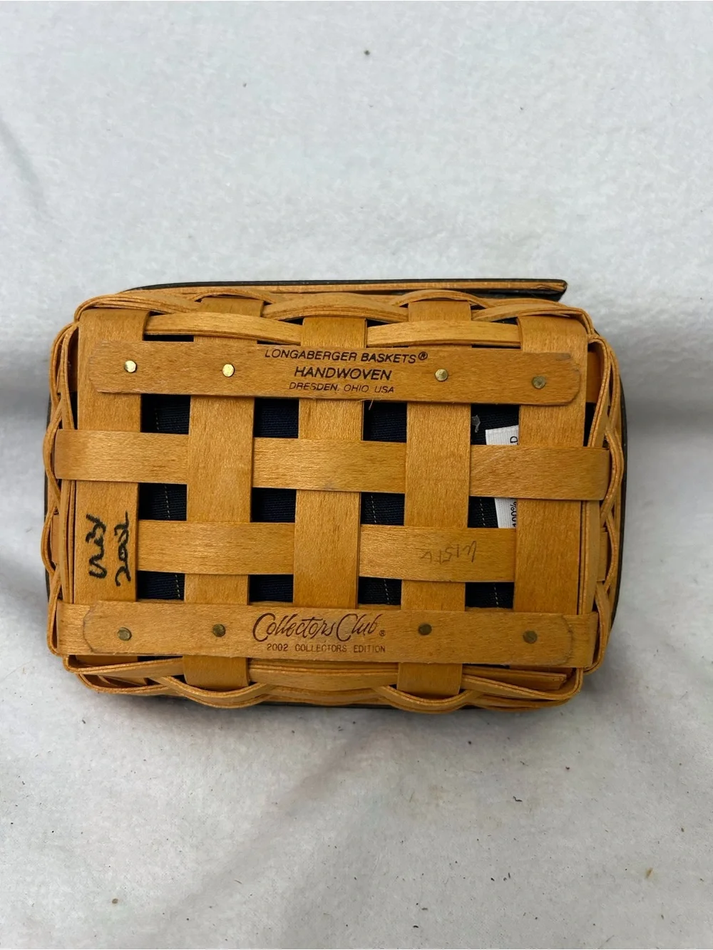 Longaberger 2002 Collectors Club Renewal Basket